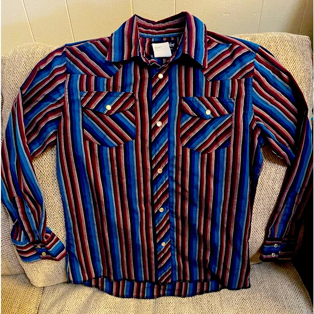 Wrangler pearl snap kids